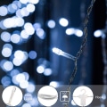 Pikkukuva 4 / 5: Jouluikkunavalot Verhovalot 3,5m 96 LED Lumikiteet