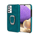 Pikkukuva 1 / 5: Sormipidike PU-puhelinkotelo Samsung Galaxy A32 5G / M32 5G -puhelimelle Cyan