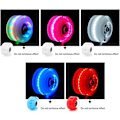 Miniatyrbilde 3 av 5: Skateboardhjul, 4 stk./sett lys skateboardhjul Quad Roller S