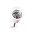 Miniatyrbilde 5 av 5: E27 Sokkel med Trådløs Bryter, Hvit Base for E27 LED Pære, Fleksibel
