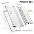 Pikkukuva 2 / 4: 2-in-1 irrotettava puhelinkotelo Samsung Galaxy Z Fold4:lle Silver