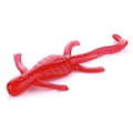 Miniatyrbilde 2 av 5: SO103 10 STK 5cm/1g Gecko-formet Simuleringsfisk Agn Mykt Agn for Fiske Red