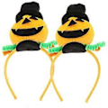 Miniatyrbilde 1 av 3: 2 stk. Halloween Gresskar Hårbøyle Halloween Fest Cosplay Hodebånd Gresskar Elementer Hodebånd As Shown 1 27X12cm