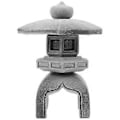 Miniatyrbillede 1 af 2: Mini Pagode Statue Miniature Pavillon Mikro Landskabs Ornament Scene Layout Dekoration (14.00X10.50X10.50CM )