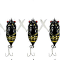 Miniatyrbillede 4 af 5: 10 Stk. Hårde Agn Cicada Saltvand Guld(Sort) Black