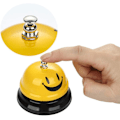 Miniatyrbild 3 av 5: Diskklocka Reception Service Ringklocka Hotell Reception Skrivbord Be