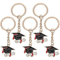 Miniatyrbillede 1 af 2: 5 stk. Nøgleringe Graduation Season Nøglering Gavepose Metal Dekorative Nøgleringe