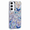 Pikkukuva 1 / 5: Samsung Galaxy S25+ -kotelo Laser TPU+PC Puhelinkuori Galvanoidulla Perhoskuviolla - AB4 AB4