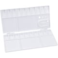 Miniatyrbillede 1 af 5: Hvid - 1 stk. plastik palet, foldbar palet, kunstnerpalet