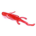 Miniatyrbilde 3 av 5: SO103 10 STK 5cm/1g Gecko-formet Simuleringsfisk Agn Mykt Agn for Fiske Red