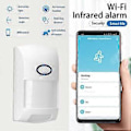 Miniatyrbild 2 av 5: Smart Rörelsesensor Alarm Ultrabred Detektering Wifi Infraröda Detektorer Tuya Wifi