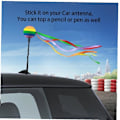 Miniatyrbillede 4 af 5: Bilantenne Regnbue Ballon Antenne Topper Eva Skum Dekoration