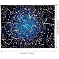 Pikkukuva 5 / 5: 1 kpl 130 x 150CM Tähtikuvioseinävaate Astro Tähtikuviot