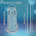 Miniatyrbillede 5 af 5: Diamant Vandflaske Bling Rhinestone Rustfrit Stål Termoflaske AB