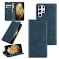 Pikkukuva 1 / 5: Galaxy S22 Ultra 5G magneettinen nahkainen suojakotelo Dark Blue