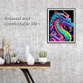 Miniatyrbild 2 av 5: Dragon Diamantmålningssatser för vuxna barn, färgglad drake Diam