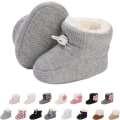 Miniatyrbild 1 av 5: 0-6 månader vår Baby Vinter Varma Fleece Bootie, Nyfödd Icke-Sli