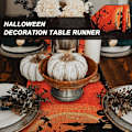 Miniatyrbilde 5 av 5: 1 stk. Castle Tassel Runner Duks, Halloween Duks, for
