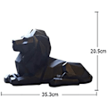 Pikkukuva 5 / 5: 1 kpl Leijonaveistoskoristeita, geometrinen veistos hartsi Leopardi