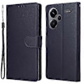 Pikkukuva 1 / 5: Xiaomi Redmi Note 13 Pro+ 5G -kotelo PU-nahkainen jalustalla ja 3 korttipaikalla Style E