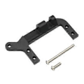 Miniatyrbillede 5 af 5: CNC Aluminium Servo Beslag RC Bil Reservedel Høj Ydeevne Letvægts RC Bil Dele til 1/10 RC Crawler Bil TRX 4 (Sort)