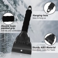 Miniatyrbilde 2 av 5: 2-pakning (svart og blå, 9,8 x 4,3 x 1,2 tommer) Snø- og isskrape for