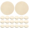 Miniatyrbilde 1 av 2: 50 stk. Trebase Figurer Displayholder Actionfigur Displaybase DIY Materiale (3.50X3.50X0.40CM)
