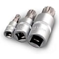 Miniatyrbillede 4 af 5: 1/4\" 3/8\" 1/2\" Torx Bit Topnøgle Sæt Adapter Allen til Nøgle Spline Bits Universal til Hoved Til Momentnøgle Skraldenøgle