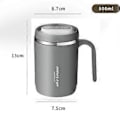 Miniatyrbild 4 av 5: 500ml Värmeisolerad Kaffemugg Stor Kapacitet Portabel Mugg för Varmt Te Kaffe Vatten Mjölk
