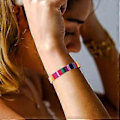 Pikkukuva 1 / 3: Branets Surfer miehille ja naisille - käsintehty Boho Hippie säädettävä käsi asusteet tyyli 1 SIZE 3