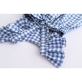 Pikkukuva 4 / 5: Vauvan tyttöjen ruudullinen mekko, lepattavat hihat, gingham-kuvio, kevät-kesämekko