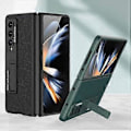Miniatyrbild 2 av 4: GKK Ultratunt Ensfärgat PU-fodral för Samsung Galaxy Z Fold4