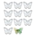 Miniatyrbillede 1 af 5: 10 stk. Lysform Silikoneform Lysfremstilling Genanvendelig Lys Epoxyform Støbeforme Delikat DIY Silikoneform butterfly skull