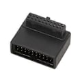 Miniatyrbild 1 av 5: USB3.0 19-pin Hane till Hona Förlängningsadapter Upp Ner Vinklad 90 Grader för Moderkort Bakre Chassi Kabelorganiserare A
