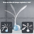 Miniatyrbillede 4 af 4: Børns bordlampe LED hvid justerbar sengelampe 205*160*2