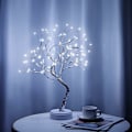 Miniatyrbillede 2 af 5: LED-trælys, 108 LED Bonsai-træ bordlampe justerbar kobber W