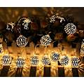 Miniatyrbillede 3 af 5: Twinkle Star 3m 20 LED Globe String Lights, Sølv Marokkansk Fest