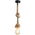 Miniatyrbild 1 av 5: Hamplampa Chandelier, 100cm AC 220V E27 Retro Repslamp