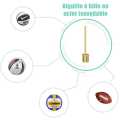 Miniatyrbilde 4 av 5: Sykkelpumpe Adapter [15 Stykker], Sykkelventil Adapter Ballpumpe Nål Adapter & Koniske Oppblåsbare Dyser, for Sykkelpumpe, Ball, Motorbåt