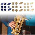 Miniatyrbillede 2 af 5: Abalone Nøgleudsmykninger Holdbarhed Saxofondel Nem Installation Sax Indlæg Forbedrer Akustiske Præstationer Plastic snap khaki