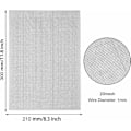 Miniatyrbilde 4 av 5: 2-pakning 20 Mesh 304 Rustfritt Stål Trådnett for Rottebeskyttelse Met