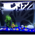 Miniatyrbilde 5 av 5: Sett med 7 akvariumdekorasjoner, Spongebob Squarepants akvariumdekor