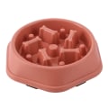 Miniatyrbillede 1 af 5: Pink Hundeskål Langsom Foder Skåle Oppustethed Stop Foder Skål Interaktiv