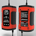 Miniatyrbillede 2 af 5: Oplader, booster og startkabler 12V 5000mA Fuldautomatisk batterioplader/vedligeholder til biler, motorcykler, ATV'er, autocampere, powersports,