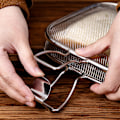 Miniatyrbilde 5 av 5: Sandwichklemme 304 rustfritt stål toast brød baking nett baking b