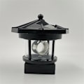 Miniatyrbillede 1 af 5: 1 stk. roterende fyrtårnssolcellelys LED havegårdsplejelampe ud
