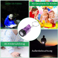 Miniatyrbilde 5 av 5: 24 mini LED-lommelykt nøkkelringer, bærbar batterilommelykt cha