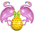 Miniatyrbilde 1 av 5: Gigant flamingo ballonger med ananas ballonger - Flamingo ballong for flamingo festdekorasjoner