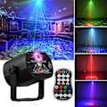 Miniatyrbillede 1 af 5: DJ Disco Stage Party Lights, LED Lydstimuleret Laserlys RGB