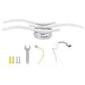 Miniatyrbilde 1 av 5: 105LED Taklampe Moderne Bølgeformet Taklampe for Stue Soverom Innredning Varmt Lys AC85-265V